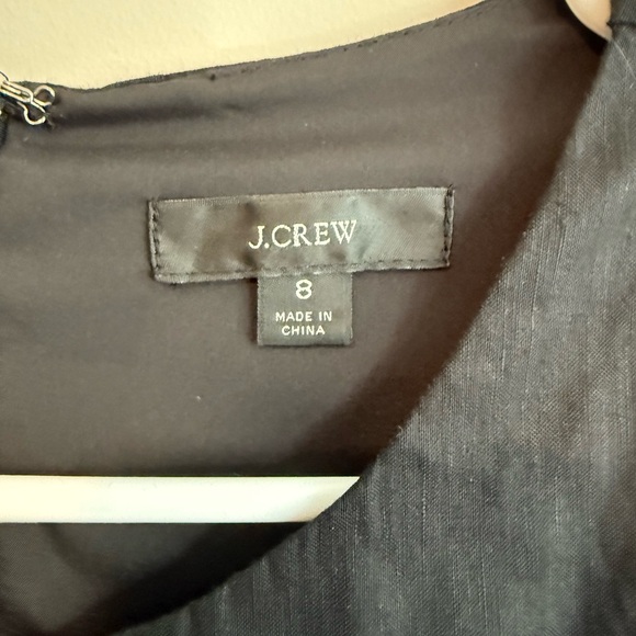 J. Crew Black and Gold Puff Sleeve Sheath Dress - Picture 4 of 10